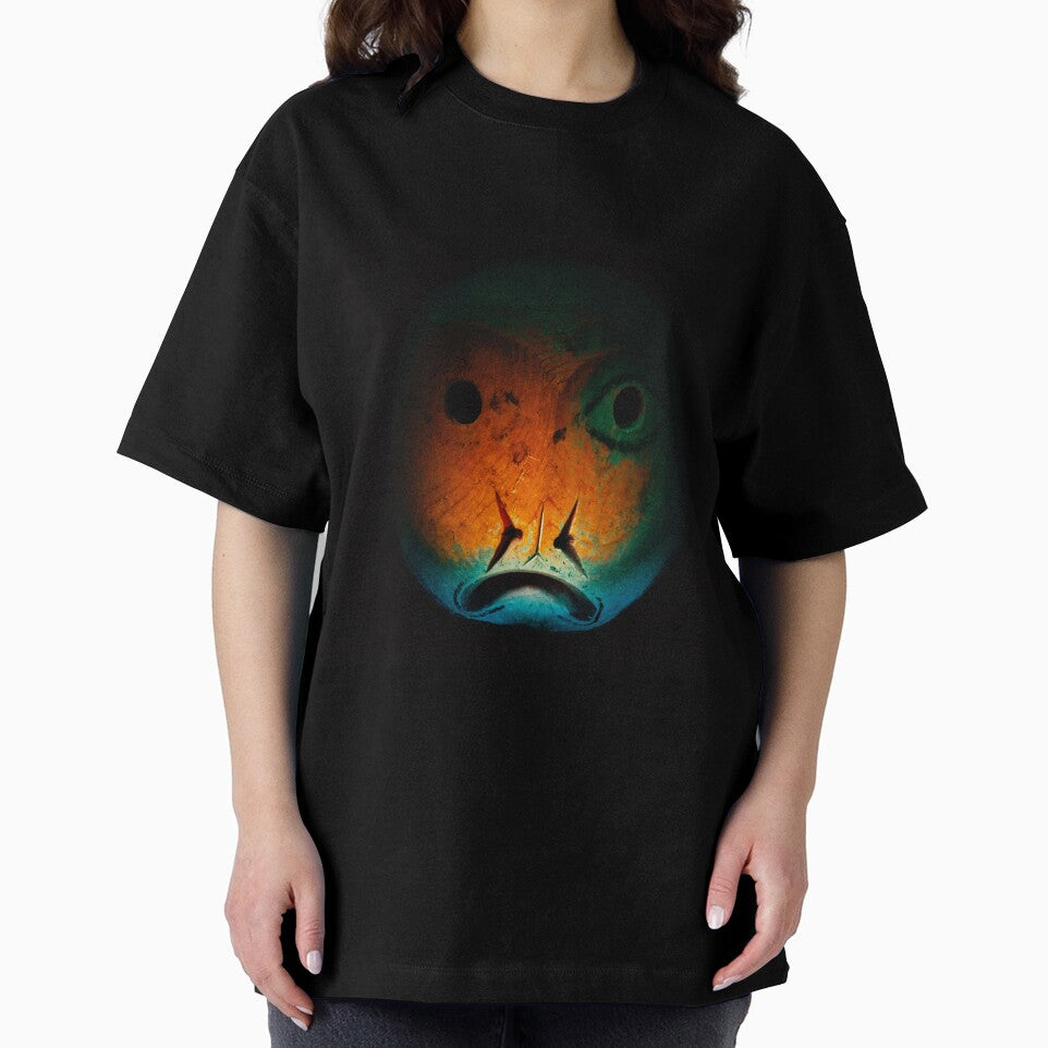 Colorful, Lonely, Face Emerging from the Darkness: A Northwest Native Art Piece by Spirit-World