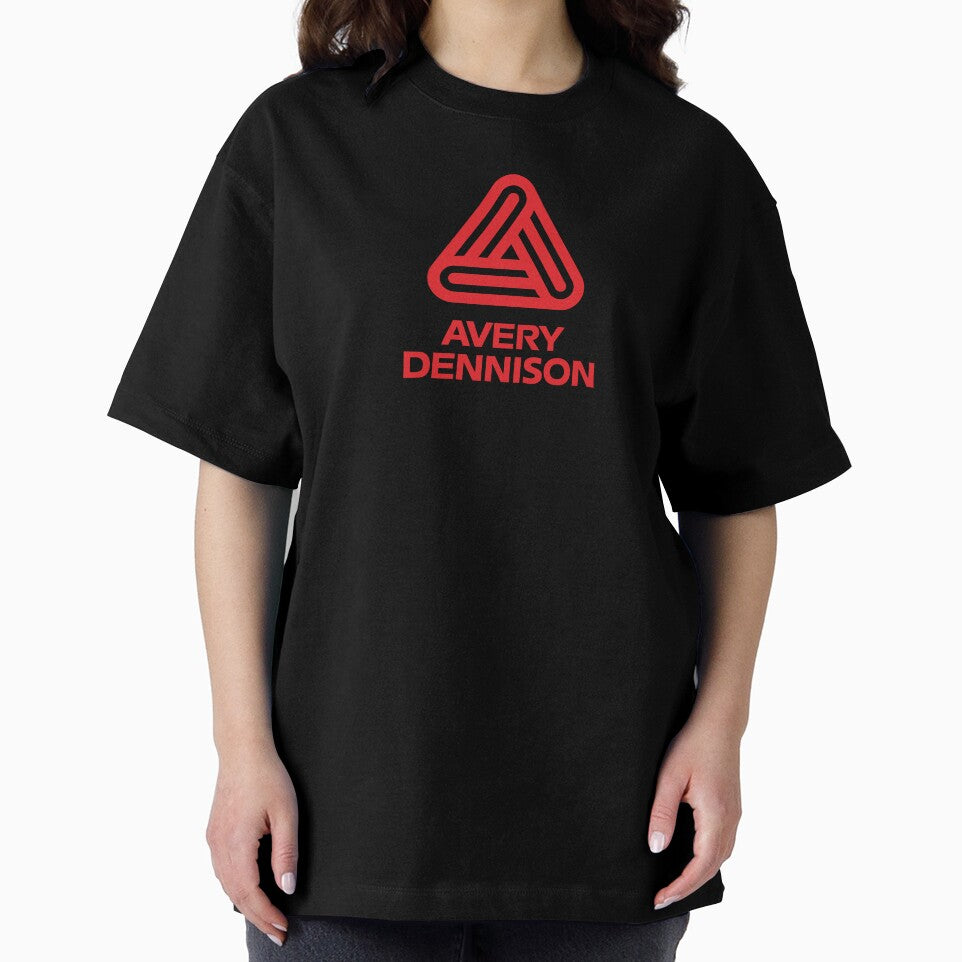 Avery Dennison Corporate Logo Red Triangle Icon and Typography by johayatervima