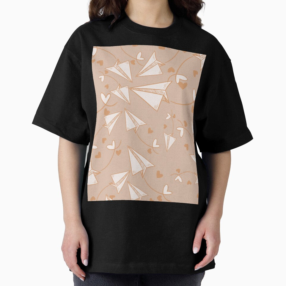 Romantic love in the air graphic print pattern by RSDigitalPrintDesign