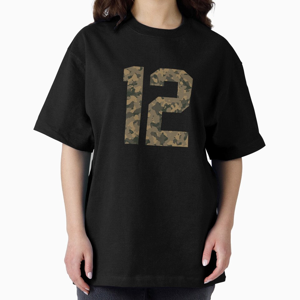 Army Camouflage Number 12 - Sports Numbers by NECHSTORE