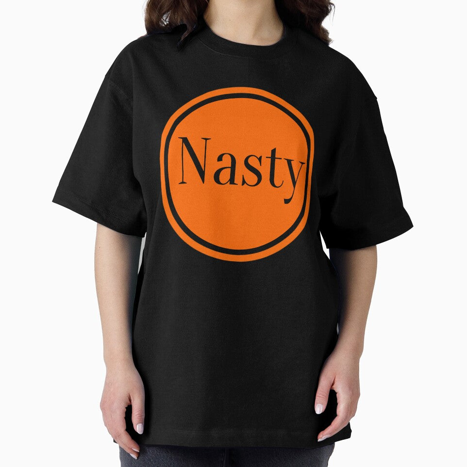 Nasty Logo Parody | Etsy Inspired Mock Logo | Funny Etsy Parody Art | Nasty Orange Circle Logo | Digital Download for Merch, Stickers, and Art Prints" by Rebel Fusion