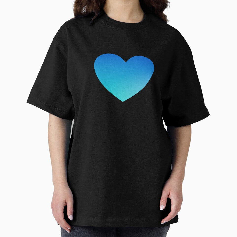 Fluorescent Heart - Blue by Inspirationmotivation