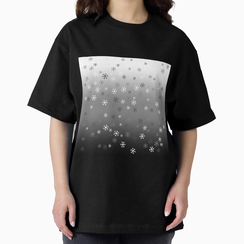 Black Ombre Snowflakes by SparkyMae
