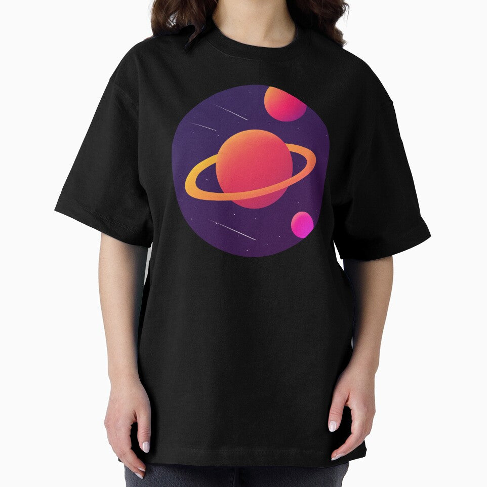 Gradient planet into galaxy between stars by Butterfly-Dream