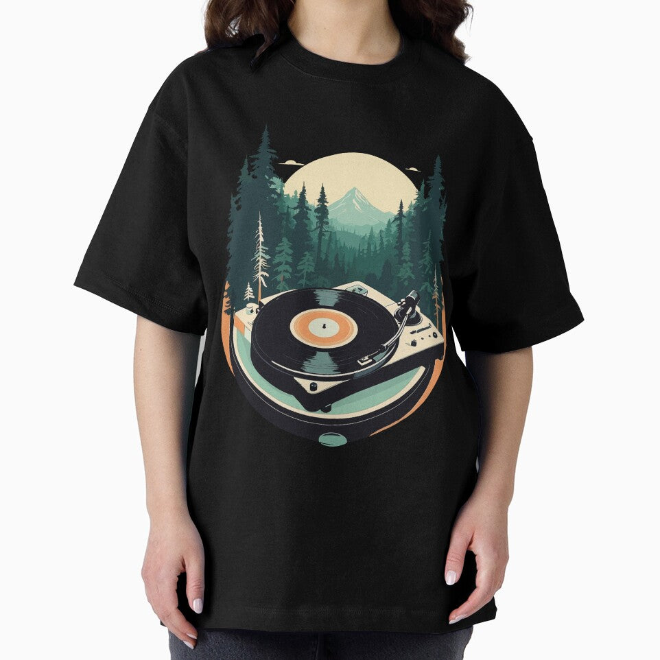 Music Streetwear Outfit Turntable Forest by LuminOrb
