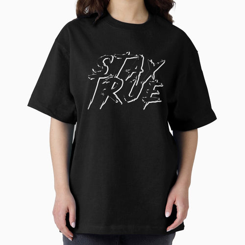 "STAY TRUE" Brushstroke Typography by Pikamuu