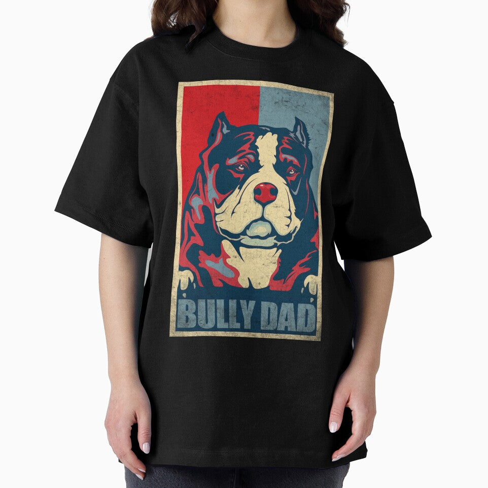 Dog Bully Dad - Vintage American Bully Dad by Africanob