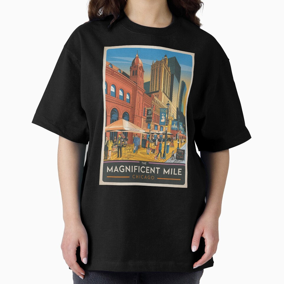 Chicago Vintage Travel Poster by TravelerRat