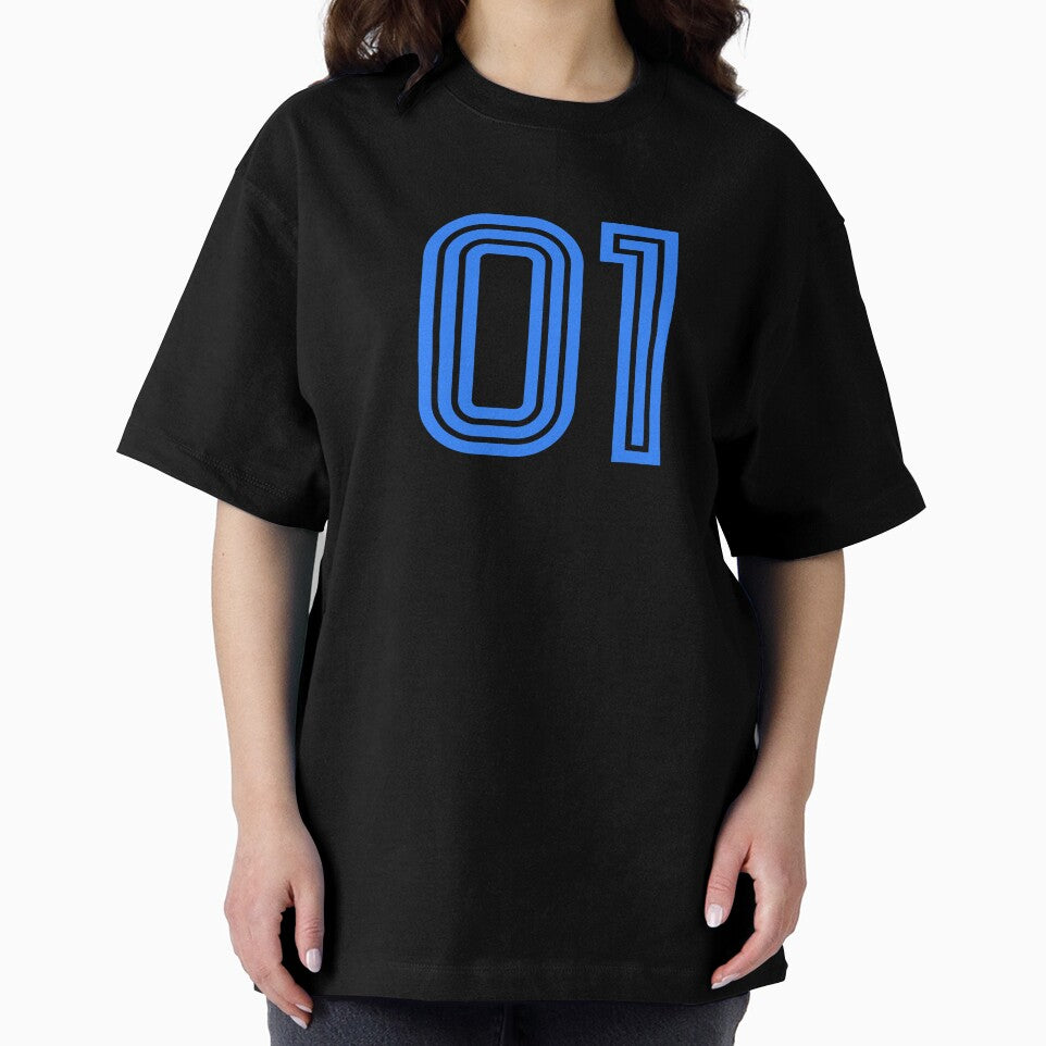 Number 01, Blue One by Jeallan Designs