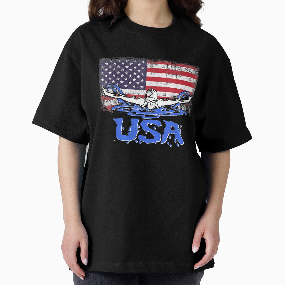USA Swimming Cute US Swim Aquatic Sport Athlete by sikkilapa