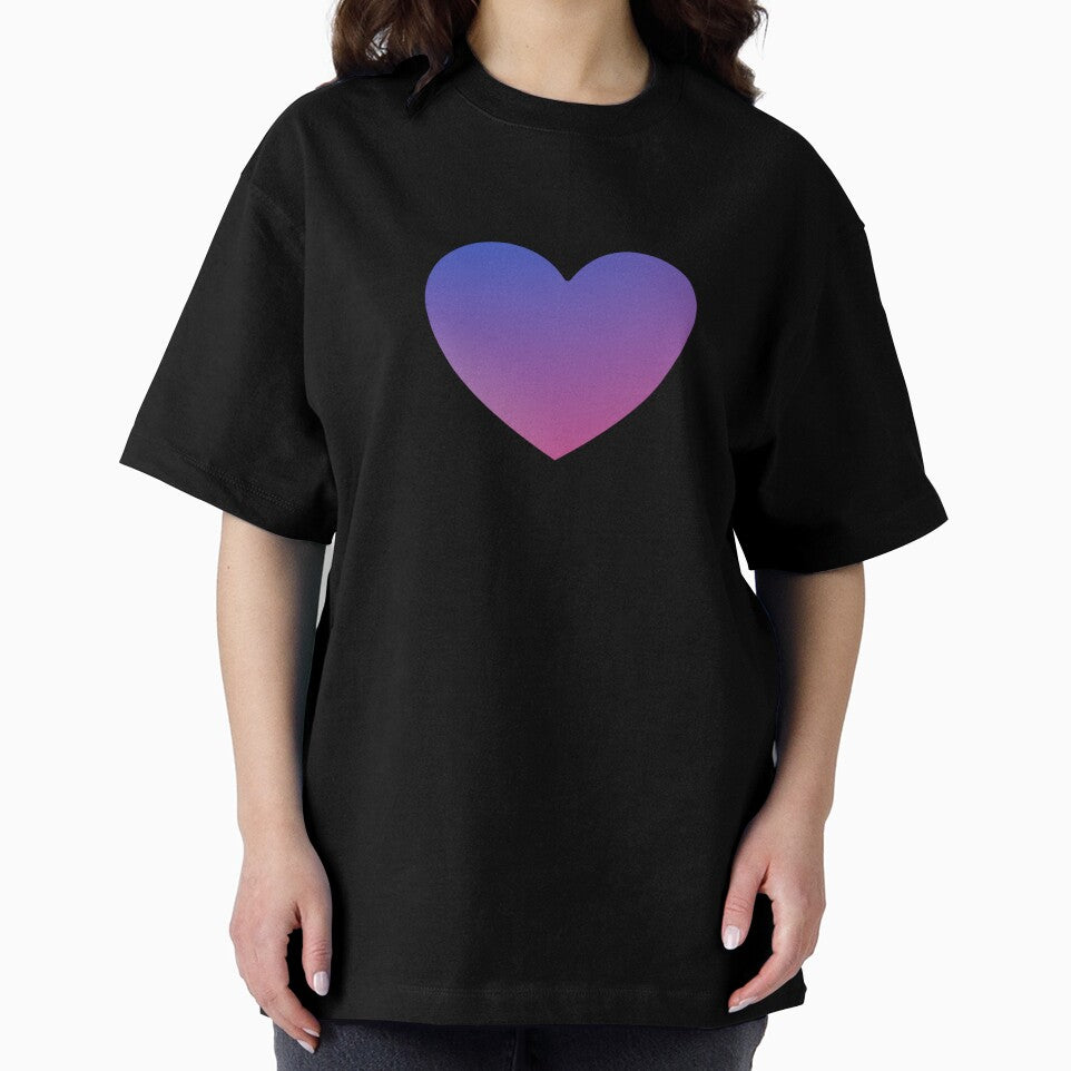 Fluorescent Heart - Purple and Pink by Inspirationmotivation