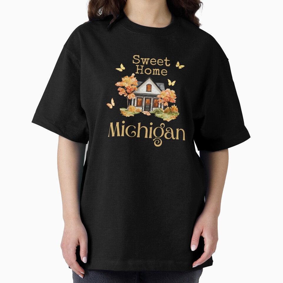 Sweet Home Michigan - Vacation Hometown Vintage Souvenir by Mozaic Clothes