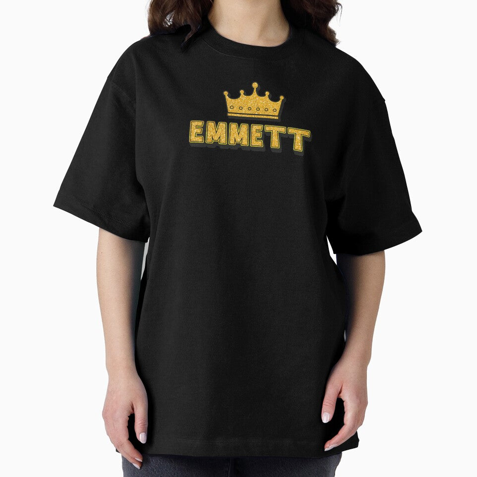 Emmett Personalized Name With Crown - Cool & Funny Custom Gift for Men and Boys by Oussinc