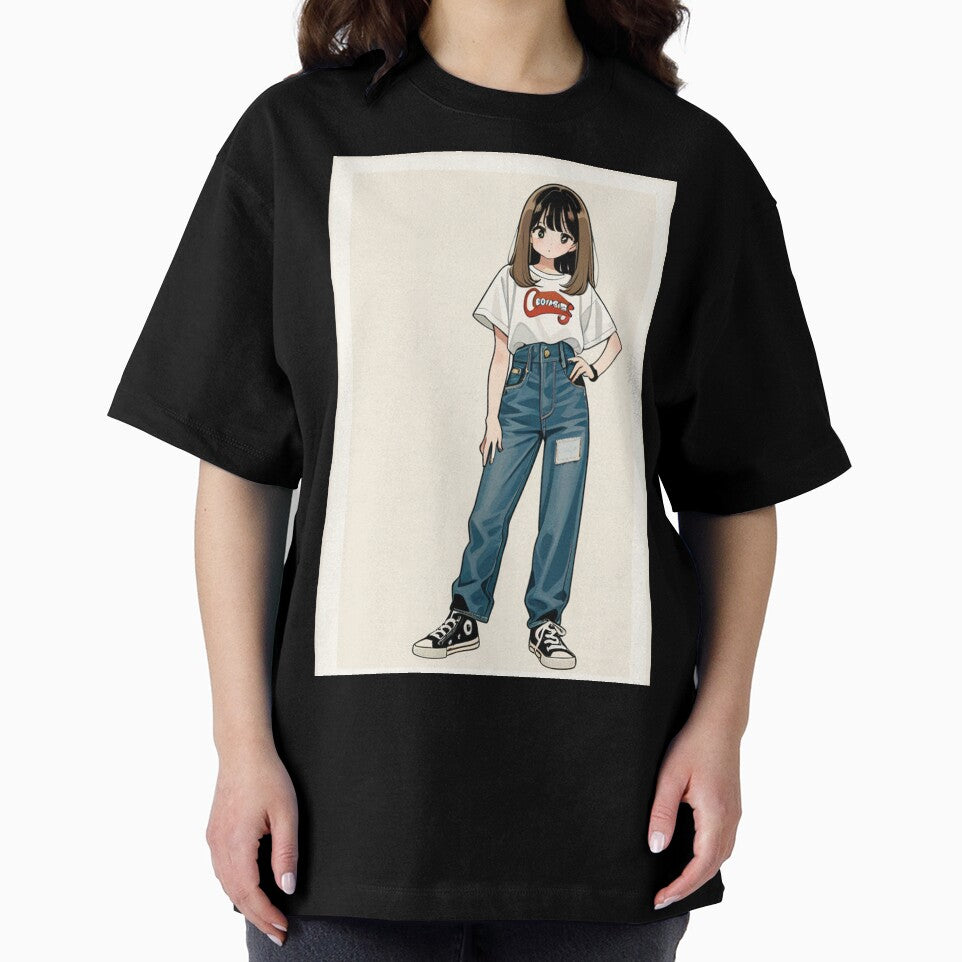 Casual Wear - Woman in streetwear relaxed outfit Coorage by AnimeShin
