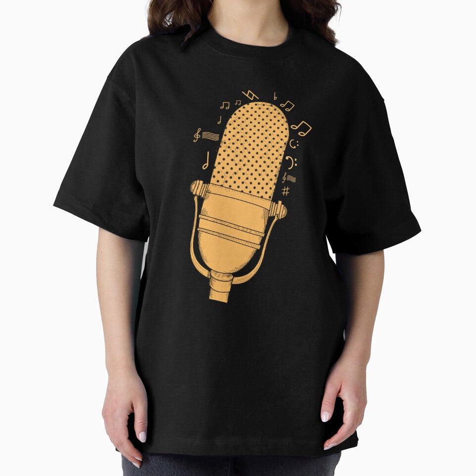 Hand Drawn Microphone by AweSoMe Shirts