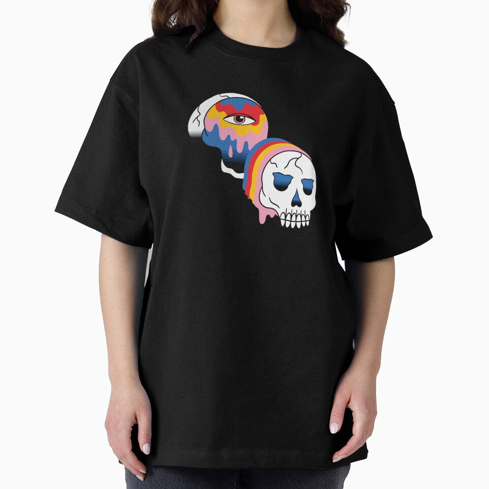colorful skull by zaher97
