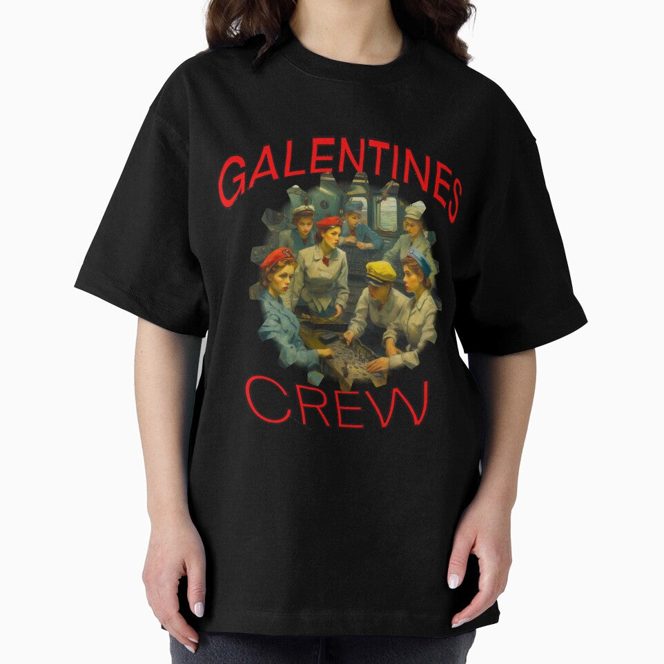 Russian Girls Galentines crew on submarine on Galentines day and Galentines party, gift idea for Galentines day by sailorsam1805