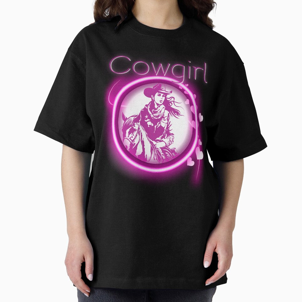 Neon PINK Cowgirl by Jeremy Martin