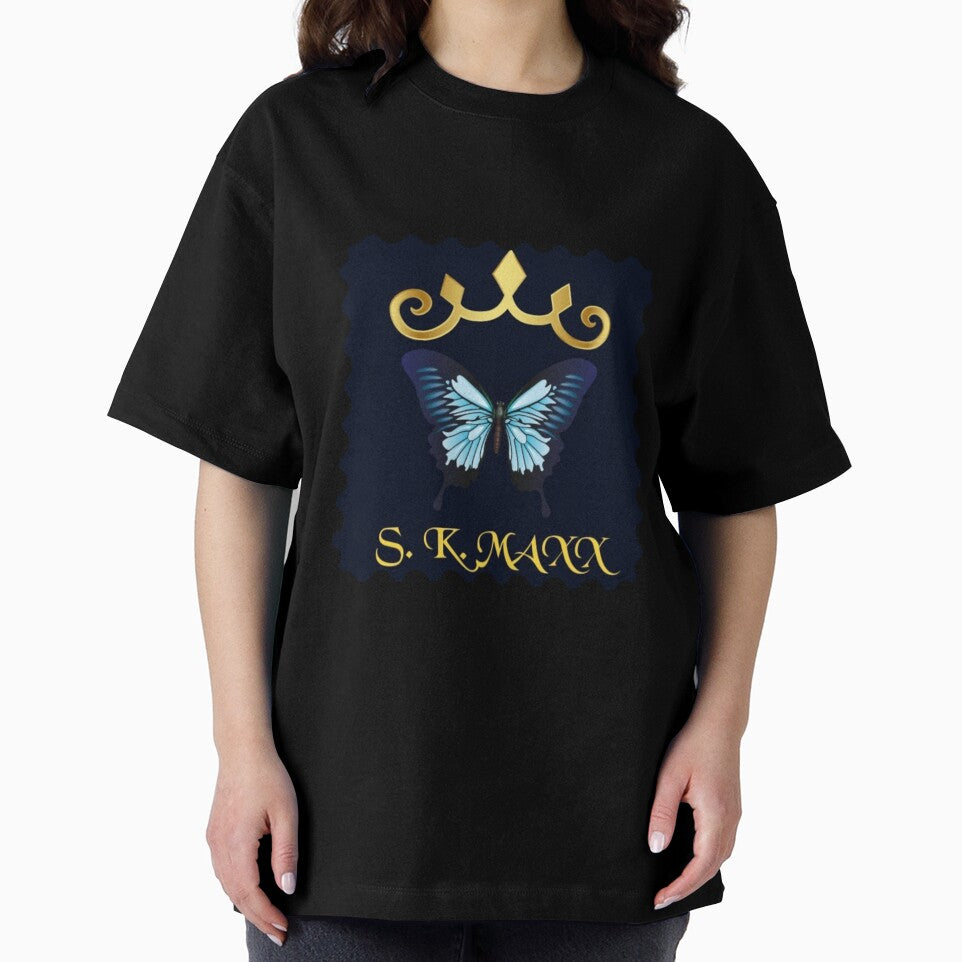 Golden crown butterfly branded logo by SKMAXX