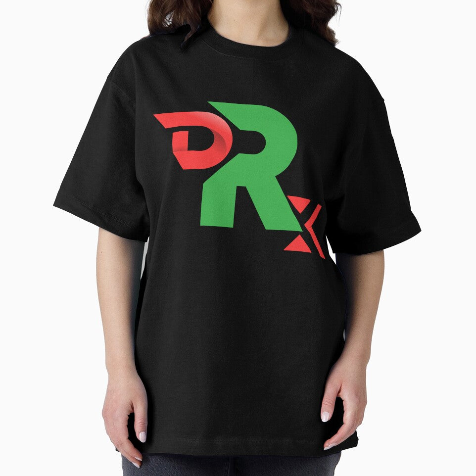 DRx Modern Logo Design – Futuristic Red & Green Letter Logo by prinnt