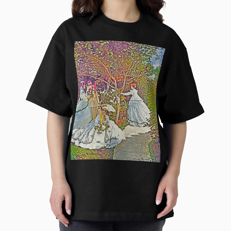 Claude Monet's Women in the Garden (1866) famous painting. [Digitally enhanced by WatermarkNZ Press] by CristalleLisa