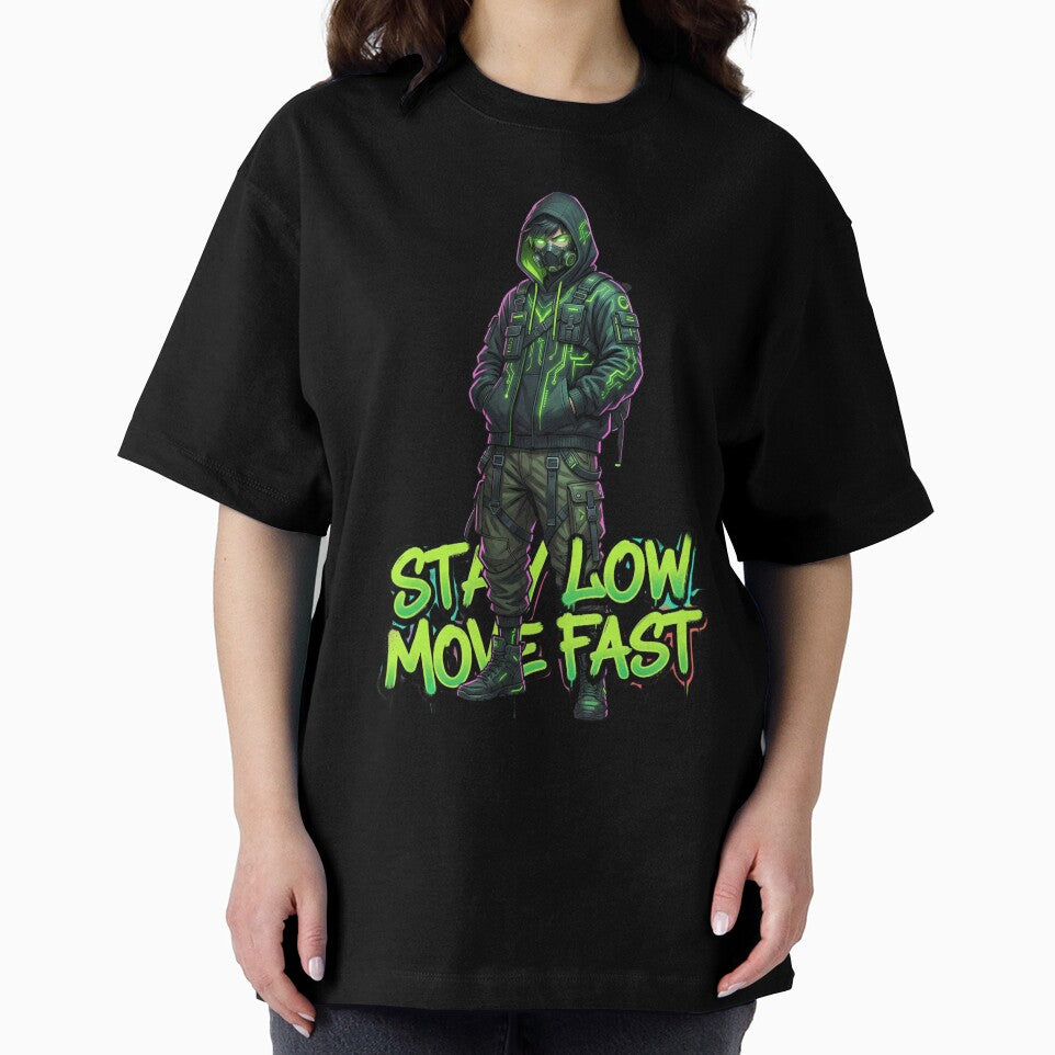 Stay Low Move Fast Streetwear Graphic Tee by STREET BOY ⭐⭐⭐⭐⭐