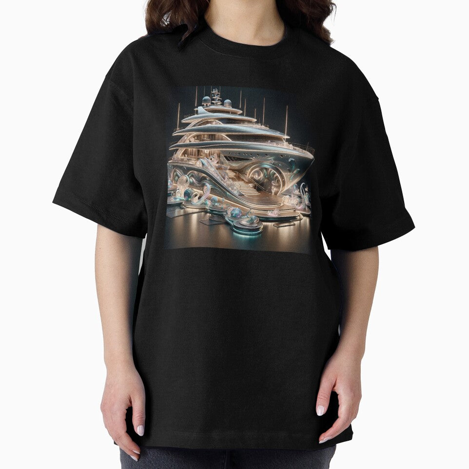 Pearlescent Yacht: Exclusive Oceanic Luxury Atmosphere by ByDigitalDream