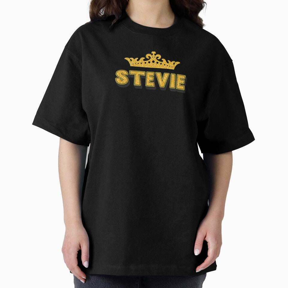 Stevie Personalized Funny Custom Name Crown Design by Watsonarts