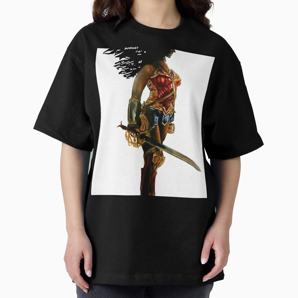 Amazon warrior white background by Artflo27