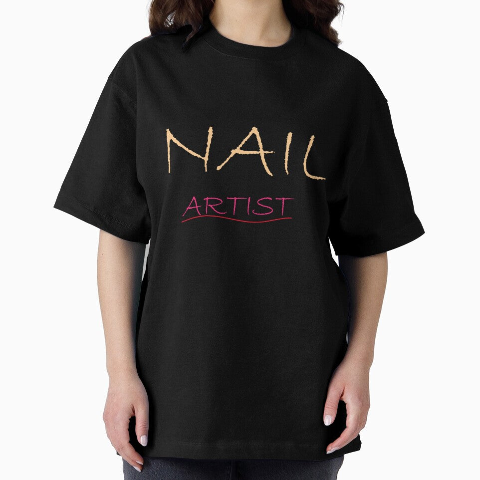 Nails artist shirt for girl boss nail salon near me t-shirt by ich-imad