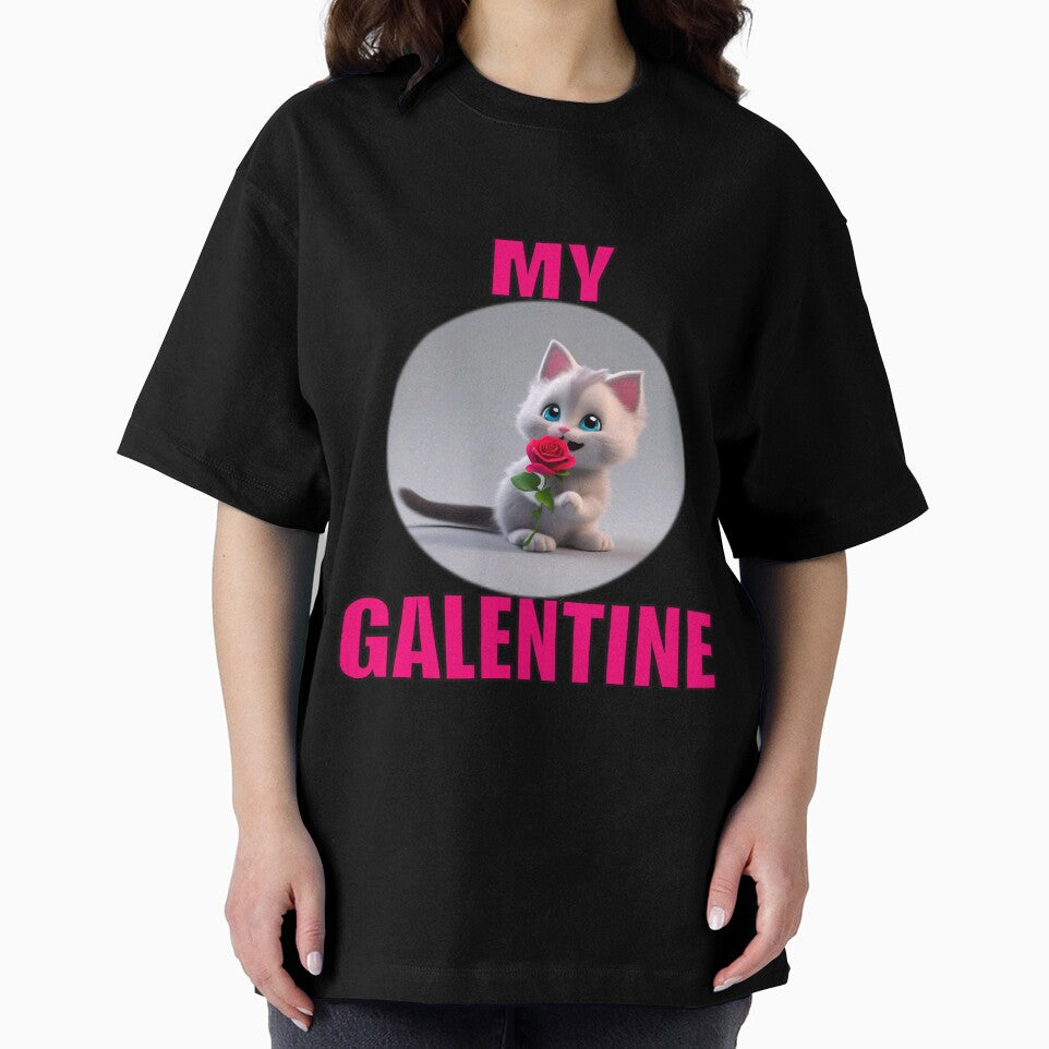 Very Cute kitten on Galentines day and Galentines party, gift idea for Galentines day by sailorsam1805
