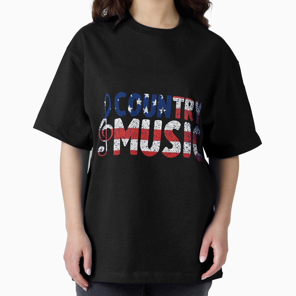 Country Music USA Retro Vintage Guitar by CarleAnderson