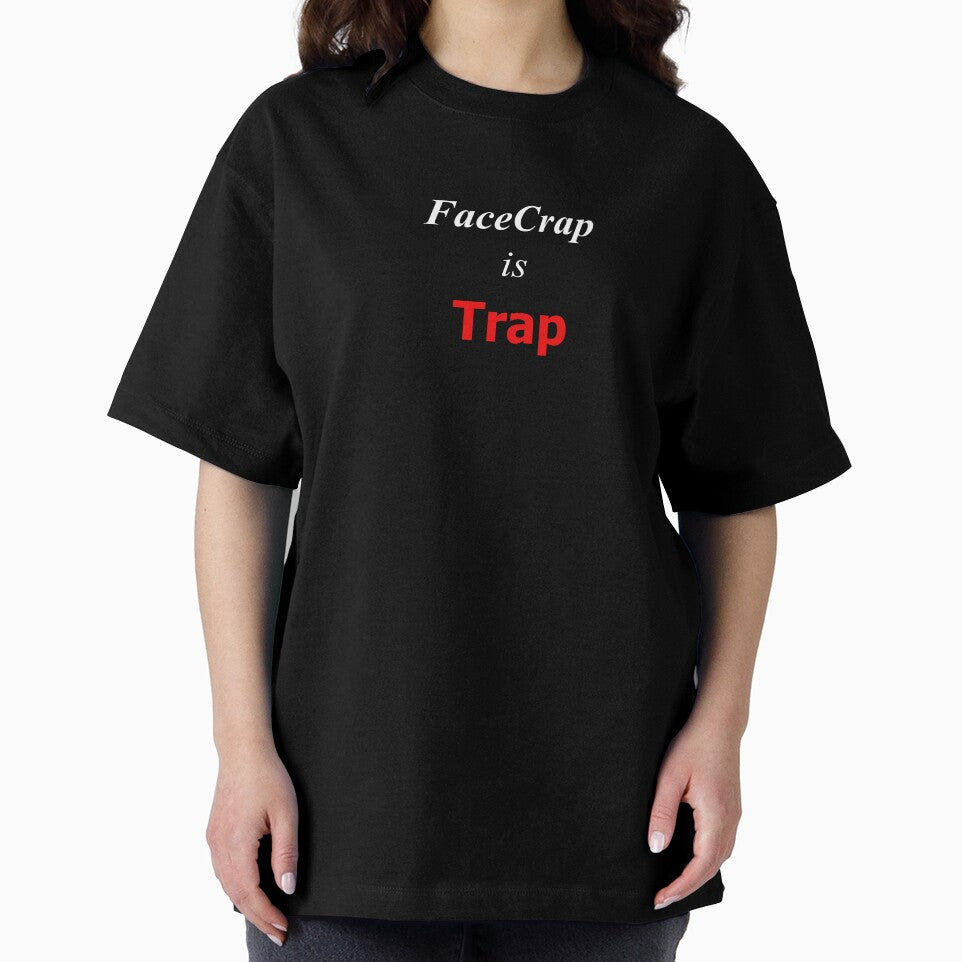 FaceCrap is Trap (Blue Background) by SelfUpgrade