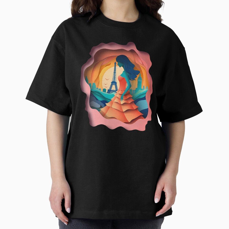 “Paris Fashion: Layered Paper Art Style” by Art-Vortex-fr