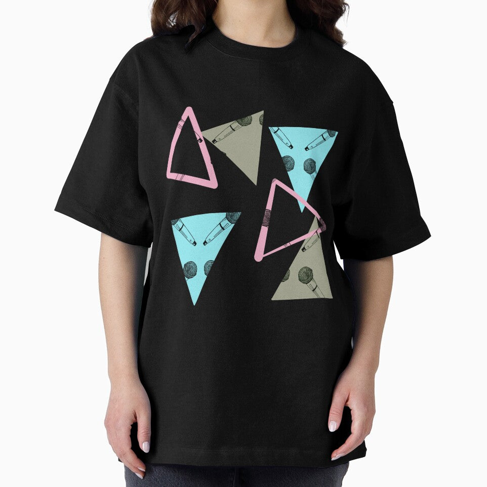 Hand drawn microphone - triangle pattern by PBerry