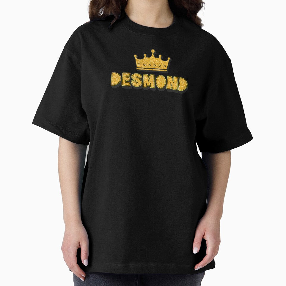 Desmond Personalized Name With Crown - Cool & Funny Custom Gift for Men and Boys by Oussinc