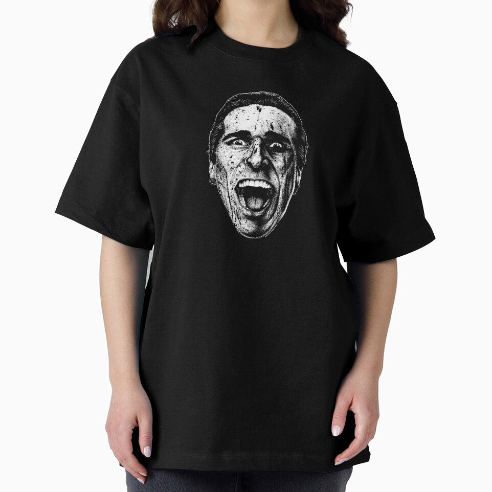 American Psycho Screaming Face Sketch Style by Adenahilton