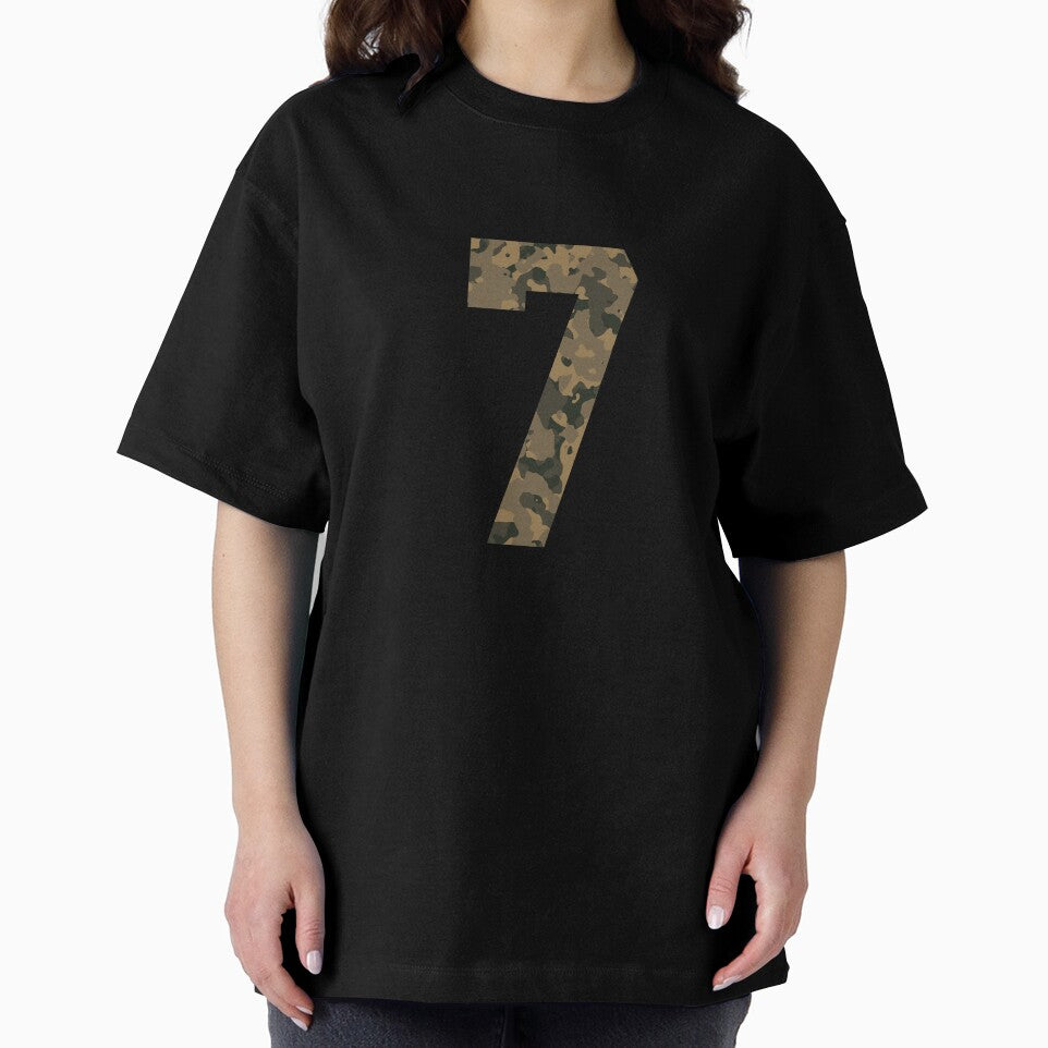 Army Camouflage Number 7 - Sports Numbers by NECHSTORE