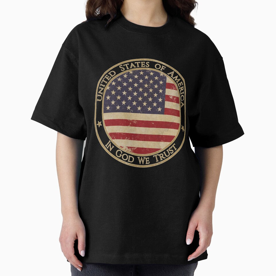 Vintage USA North America United States Flag by DragonXX