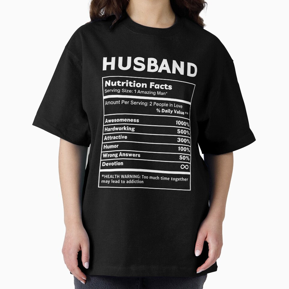 Husband Funny Nutritional Facts Gifts by SpeakSarcasm