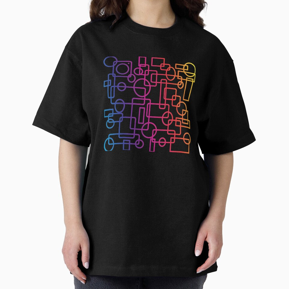 GEOMETRIC GRADIENT SHAPES PATTERN-2.0 by samArtline