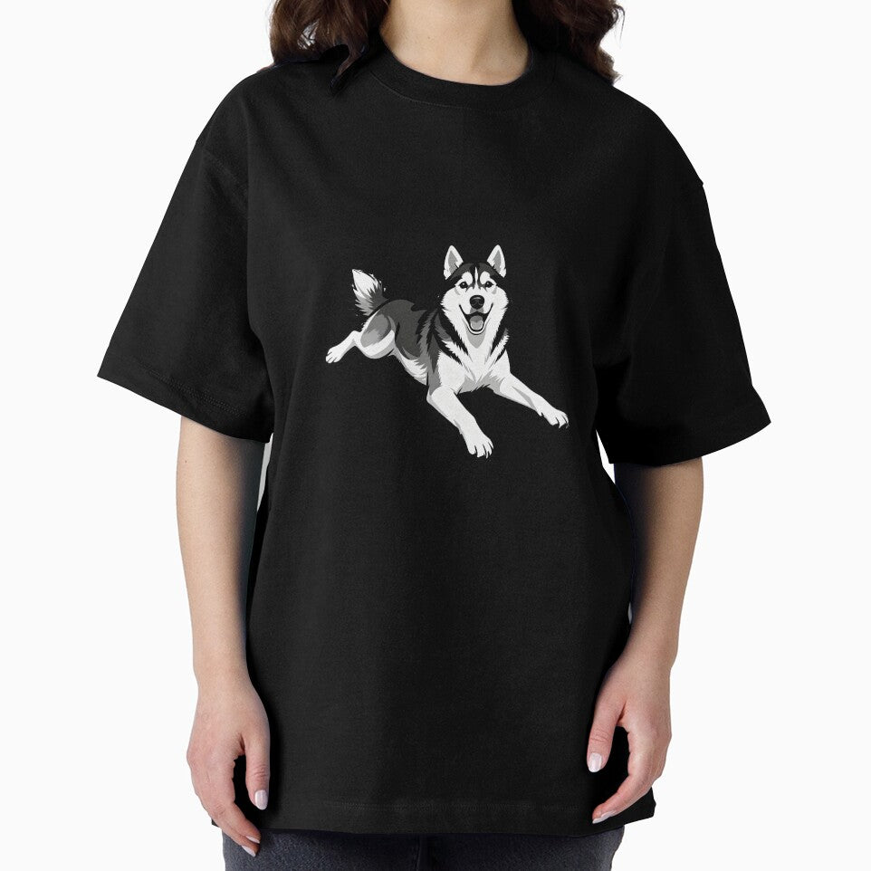 Funny Husky Dog T-Shirt by bassam86