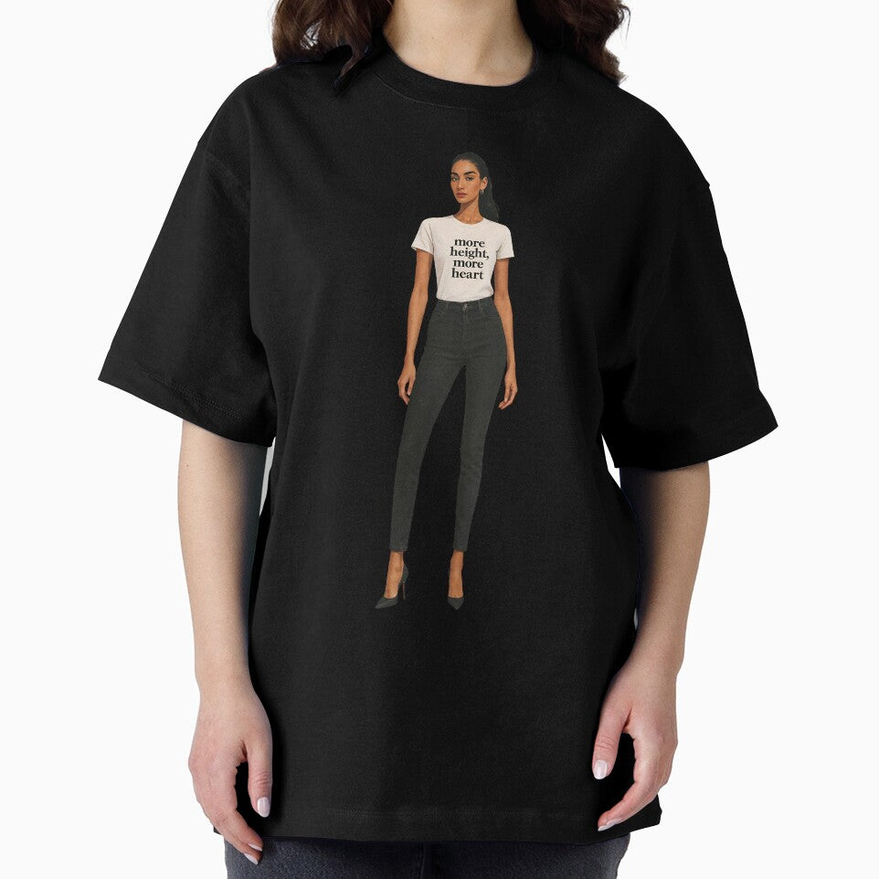 Stylized clip art figure models casual chic outfit on black backdrop by Creative88Art