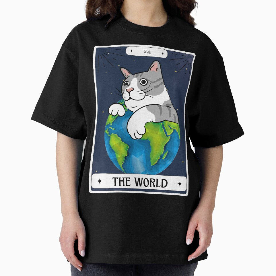 Tarot Card Tabby Cat The World by BettySpicer