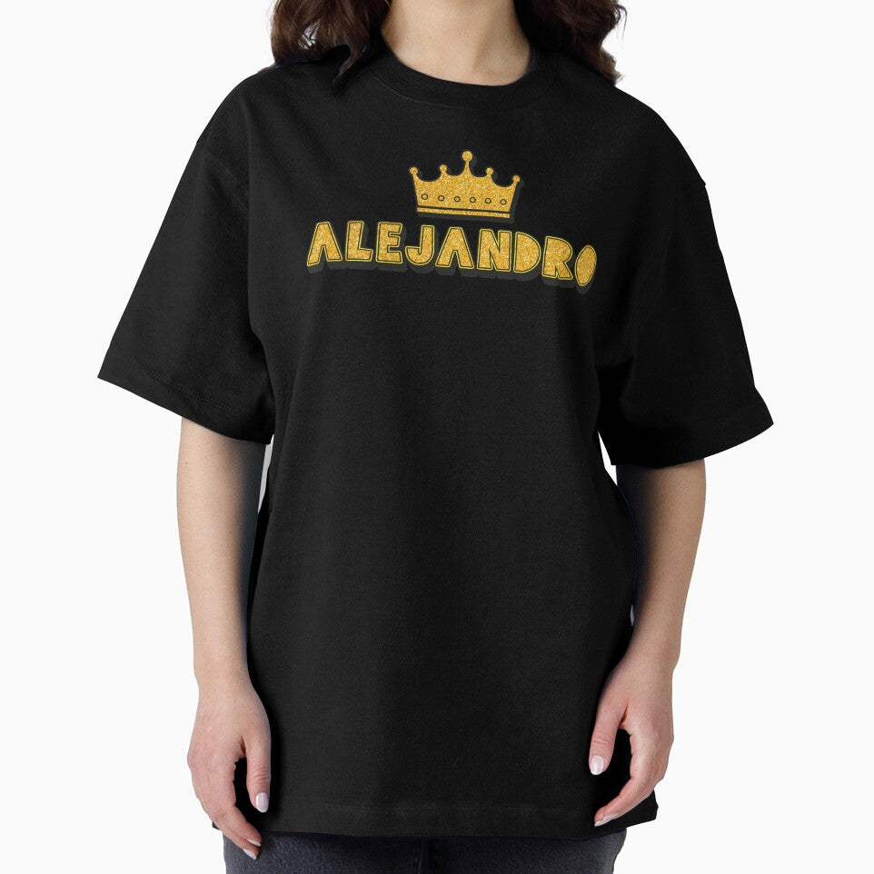 Alejandro Personalized Name With Crown - Cool & Funny Custom Gift for Men and Boys by Oussinc