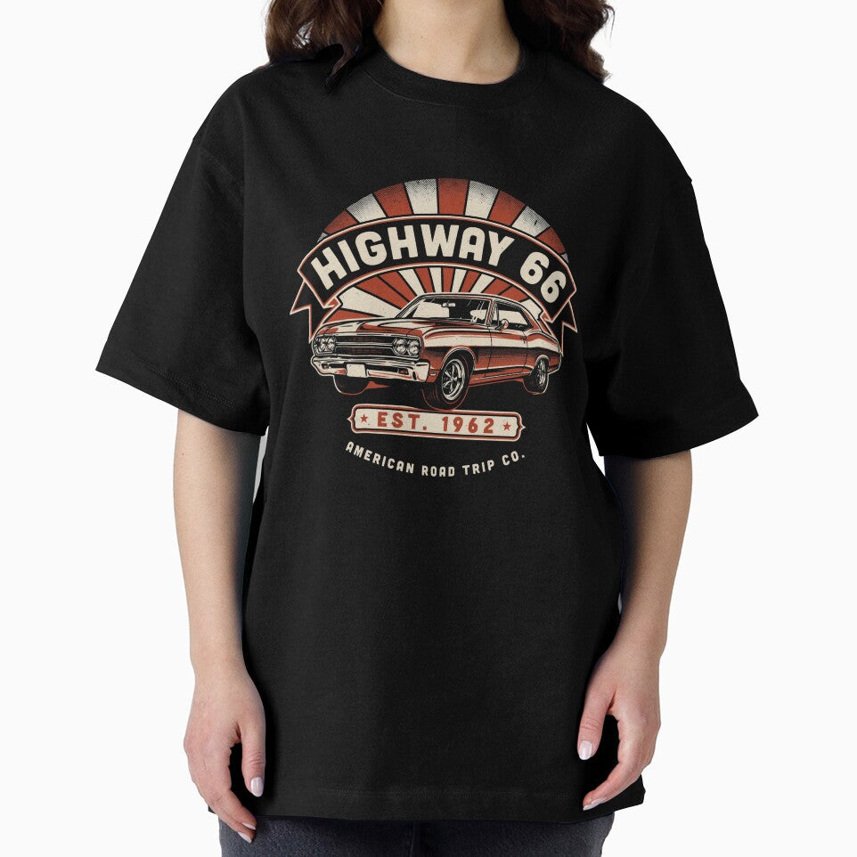 Highway 66 American Road Car Retro by velorea