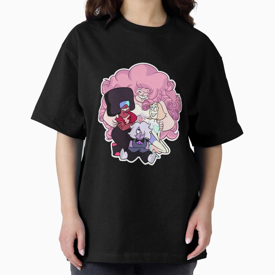 The Crystal Gems with Rose by TheDiamondArt