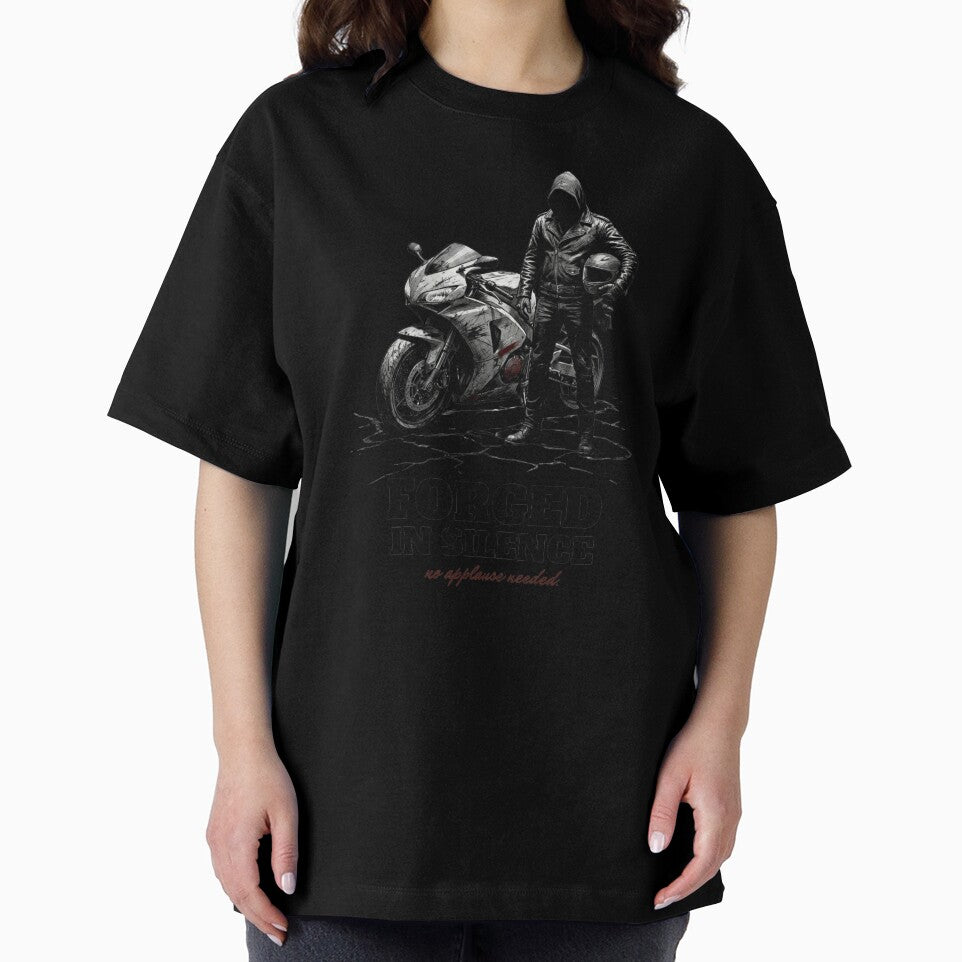 Forged in Silence – Motorcycle Rider Design by TwoWheels-shop