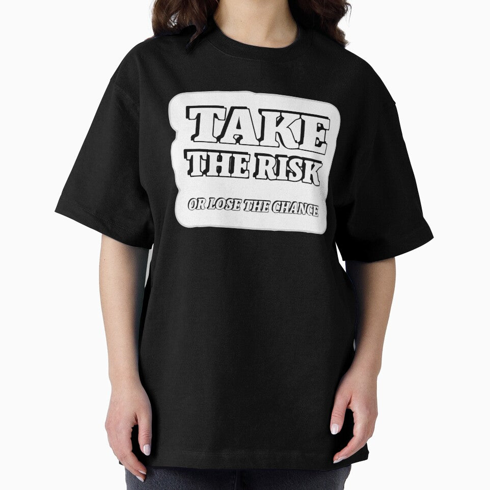 Take The Risk Or Lose The Chance Sticker by CartheArtwork