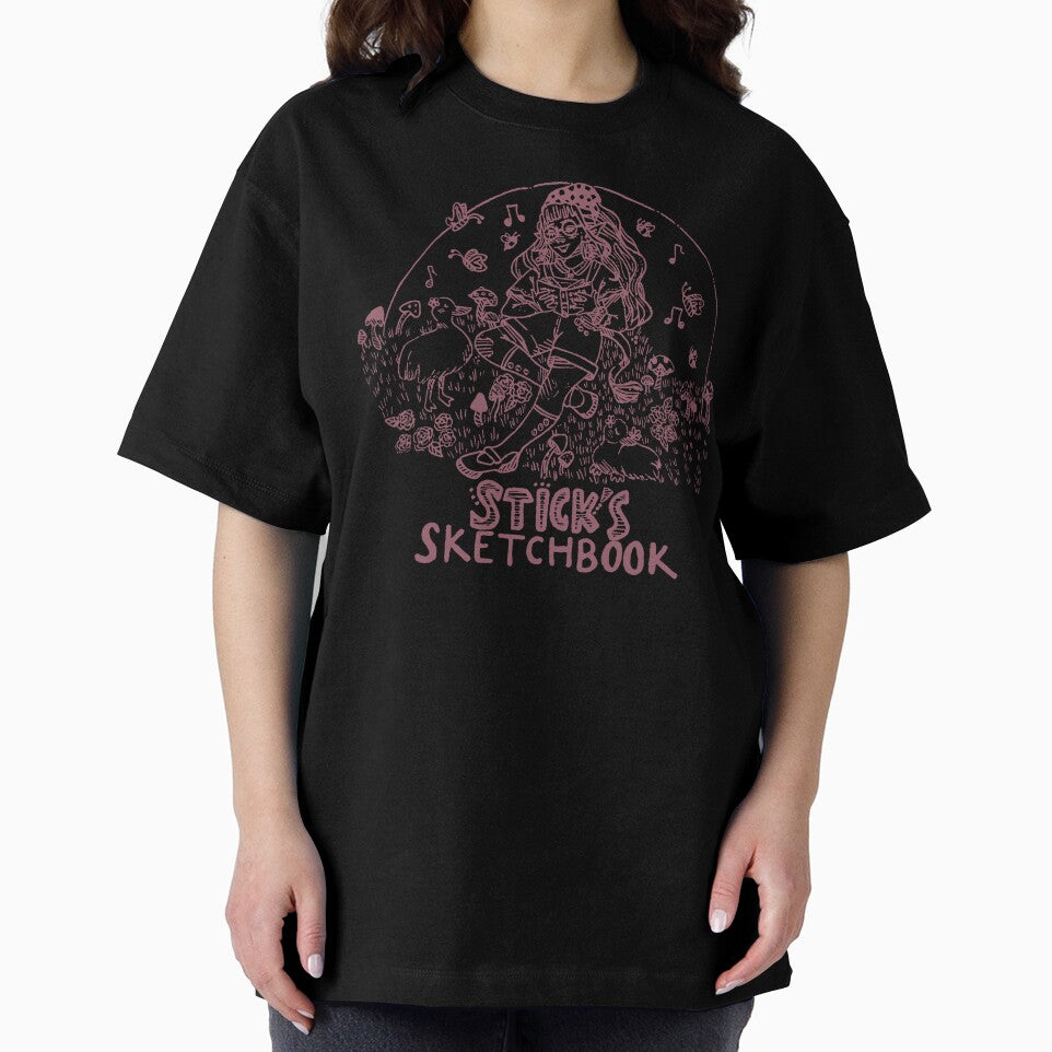 Stick’s Sketchbook brand screen print style by SticksSketch